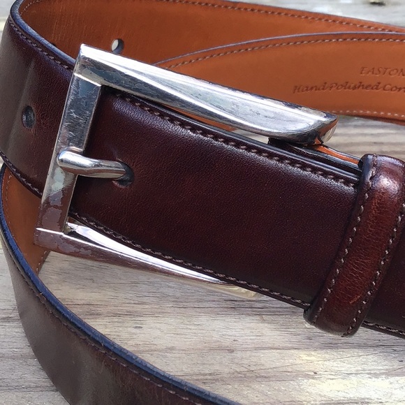 Trafalgar Easton Leather Belt Java Brown L 36/90 - Picture 4 of 8